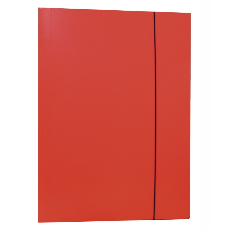 Teczka z gumką A4 TG06 1szt. Konfex czerwona